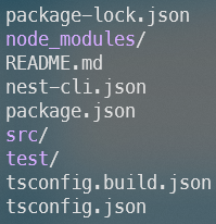 NestJS project folder structure
